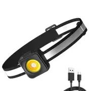 Most Powerful COB LED Headlight USB Rechargeable Headlamp