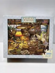 Charles Wysocki's Americana Max In The Adirondacks 1000 pc Puzzle Sealed New