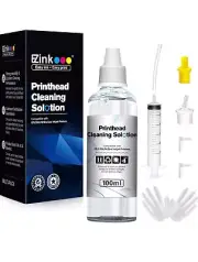 Printer Cleaning Kit for HP/Canon/Brother Inkjet Printers, Printer Cleaner 100ML