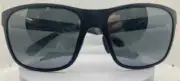 MAUI JIM 432-2M Red Sands Black Matte POLARIZED Sunglasses Sport Grey Lens