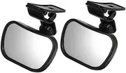 BESPORTBLE 2pcs Baby Car Mirror: 360° Adjustable and Wide Angle View Mirror for Backseat - Shatterproof and Easy Install Infant Observation for Safety