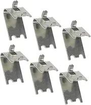 Cabilock Refrigerator Shelf Clips 6 Pack Fridge Organiser Clips Freezer Clamp Hooks Easy Install for Kitchen Storage Accessories