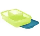 Tupperware Lunch Box Sandwich Keeper Large Divided Lunchbox - 1 Litre NEW