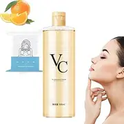 Vc Toner, 500 Ml Vitamin C Moisturizing Toner, VcToner Intensive Brightening, VC Soothing TONERS,Hydrating Facial With Hyaluronic Acid,Skin Hydration And Brightening Essence (300ML)