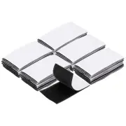 48set Hook and Loop Strips with Adhesive 2"x4" Hook and Loop Tape Sticky Black