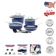 PFAS & PFOA-Free Nonstick Cookware Set: 9 Pieces for Ultimate Convenience