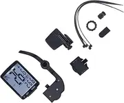 Wireless Bike Computer with Speedometer, Cycling Odometer, 2.8in LED Backlit Screen, Black with White Light, Ideal for Enthusiasts Cycle Computers
