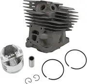 Gearwell Piston Cylinder Kit, Compatible with STIHL MS 362, 47mm Bore Coated Piston Kit, Chainsaw Cylinder Assembly Replacement