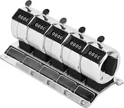 Metal Manual Clicker 4-Digit Stainless Steel Tally Counter Hardware Tools for Airdrome Terminal Factory Statistics