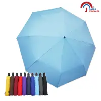 在飛比找博客來優惠-【Kasan 晴雨傘】新大無敵自動開收雨傘- 淺藍