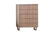 MD Oscar Solid Timber 5 Drawer Tallboy