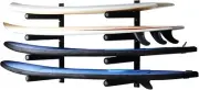 Surfboard Wall Rack Display Mount Storage Rack for 4 Surfboard/SUP/Snowboards...