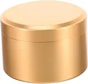Cabilock 1pc Tea Coffee Containers Jar Lid Cup Can Teapot Straw Spearmint Earl Packet Kit Infuser Tin Kettle Automatic Mate Nettle Flour Container Tea Container Copper Golden
