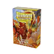 Dragon Shield Ember Matte Dual Japanese 60 Card Sleeves