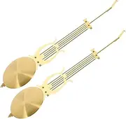 MERRYHAPY 2pcs Replacement Clock Pendulum Wall Clock Part DIY Repair Accessory for Office Home