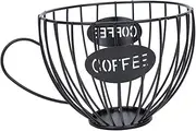 Mikinona 1pc Coffee Cup Shaped Storage Basket Fruit Container for Snacks for Home Restaurant Bar Use Compact Design for Placement