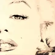 CANVAS She Knows Marilyn Monroe By PopArtQueen 24x24 Graphic Art