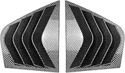 Car Accessories Rear Quarter Window Louvers Cover Compatible for KIA Stinger 2018-2024 Car Window Side Air Vent Carbon Fiber Trim Cover