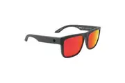 Spy Discord Soft Matte Dark Grey with Red Spectra Mirror Unisex Sunglasses