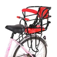 在飛比找樂天市場購物網優惠-自行車兒童座椅 自行車兒童后置座椅電動車安全寶寶坐椅折疊單車