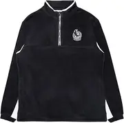 Collingwood Magpies AFL Footy Mens Adults Team Quarter Zip Polar Fleece