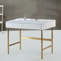 在飛比找蝦皮購物優惠-【新荷傢俱工場】E 1500☆ 高質感 3.3尺岩板書桌 白