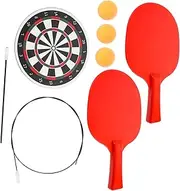 SUPVOX Interactive Table Tennis Training Racket Reflex Eye Hand Coordination Aid for Children Adults Random Color
