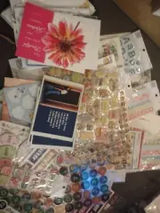Ephemera Lot Junk Journaling Crafting Supplies Scrapbooking 903 Pieces