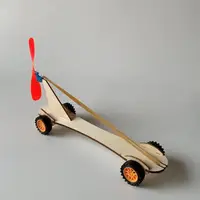 在飛比找露天拍賣優惠-創意科技小制作橡皮筋動力車diy拼裝空氣動力車科普模型科學實