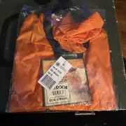 AKC American Kennel Club Orange High-Visibility Reflective X Large Dog Raincoat