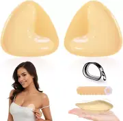 Double-Sided Sticky Bra Inserts, Self Adhesive Push up Pads for Sports & Swimsui