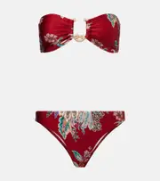 [Zimmermann] Zimmermann Rhiannon paisley bikini AU 14 red
