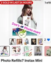 Photo Refills? Instax Mini Instant Camera Printer Colour 1 Film Pack = 10 Shots
