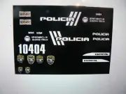 Puerto Rico Estatal Police Jeep Decals 1:43