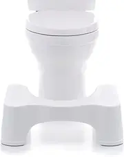 BEUWFEL Potty Stool | Anti-Slip | Bathroom Stool | Potty Stool for Adults | Doctor Recommended Healthy Squat Potty Position Fits All Standard Size Toilet | Footstool | Step Stool | Toilet Stool