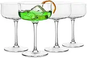INSETLAN Coupe Glasses Set of 4