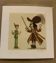 SDCC 2021 Scott C Campbell Print LE 282 Size 5" x 5" S / N The Boy and his Hook
