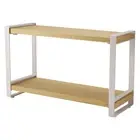 Layer Storage Rack Kitchen Spices Plank Shelf Home Sundries Organization8780