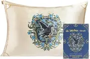 Kitsch x Harry Potter Satin Pillowcase with Zipper for Hair & Skin, Softer Than Silk Pillow Cases, Queen Pillow Covers, Machine Washable, Wrinkle-Free, Pillow Cases Standard Size, Ravenclaw