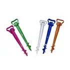 Adjustable Beach Umbrella Sand Ground Anchor Spike Umbrella Stretch Stand Holder