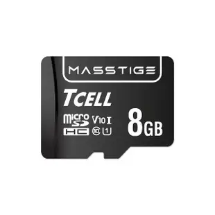 【TCELL 冠元】MASSTIGE C10 microSDHC UHS-I U1 80MB 8GB 記憶卡