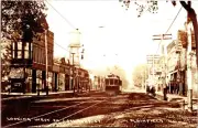 Plainfield Illinois Railway Interurban Postcard Trolley Tram RPPC Reprint