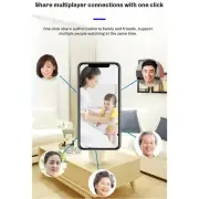 Home Security Camera Dual 2MP Lens Wireless WiFi Two Way Intercom Indoor Cam Set