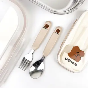 韓國 UBMOM 可可狗系列|不鏽鋼餐具組|不鏽鋼碗|不鏽鋼杯子|兒童餐具【麗兒采家】