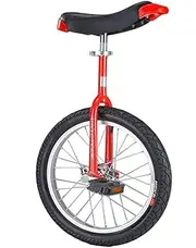 Unicycles for Adults Kids, 16"/18"/20"/24" One Wheel Balance Bike for Teens Men Woman Boys Girls, Steel Frame & Alloy Rim, Mountain Outdoor Durable TDF