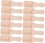 BEBEMOKO 12 Pcs Wooden Powder Spoons Kitchen Supplies for Salt Seasoning and Serving Smooth Edges Design for Spaces