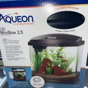 Aqueon LED MiniBow 2.5 SmartClean Aquarium Kit Black - 2.5 Gallon