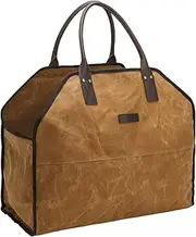 Firewood Bag - Firewood Carrier | Log Carrier Tote Waterproof, Multipurpose Reusable Heavy Duty Multi Functional Log Carrying Pouch Portable for Barbecues Camping Trip Holiday Picnic