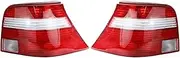 Pair Rear Stop Tail Light Brake Light Compatible With VW Golf 4 1998 1999 2000-2006 1J6945095J 1J6945096J 1J6945095BB 1J6945096BB(Pair White)