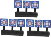 KOMBIUDA 3Pcs Resettable Auto Target Stands for Shooting Games Durable Practice Plaything for Family Fun Daily Training Activities